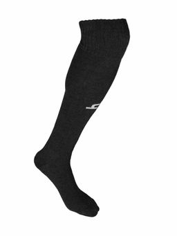 Heelium - Bamboo Football Black Socks for Men & Women, Odour Free, Pack of 1
