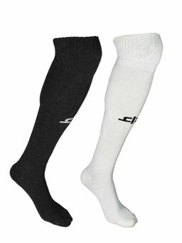 Heelium - Bamboo Football Multi-Color Socks for Men & Women, Odour Free, Pack of 2