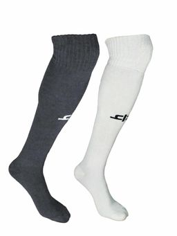 Heelium - Bamboo Football Multi-Color Socks for Men & Women, Odour Free, Pack of 2