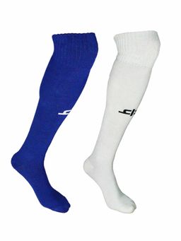 Heelium - Bamboo Football Multi-Color Socks for Men & Women, Odour Free, Pack of 2