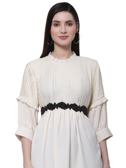 Anekaant - Black Velvet Embellished Wide Belt