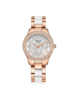 Alexandre Christie - 2914BFBRGSLDR Womens Multi-Function Quartz - Silver (M)