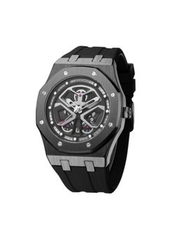 Giordano - Skeleton style Dial Analog Watch for Men - Black (M)
