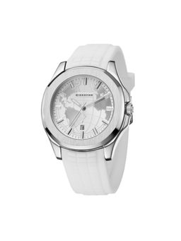 Giordano - Stylish World Map design Watch for men - White (M)