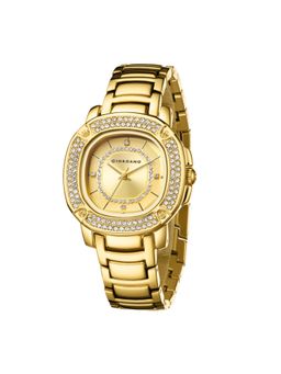 Giordano - Analog dress Watch for Women - Gold (M)