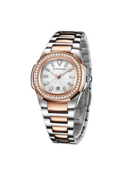 Giordano - Luxury Watch for Women with crystal indices - White (M)