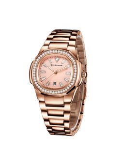 Giordano - Luxury Watch for Women with crystal indices - Rose Gold (M)
