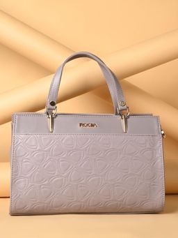 ROCIA - By Regal Lilac Embossed Classic Handbag - Purple
