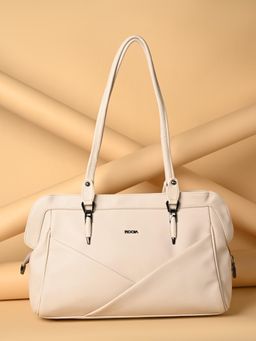 ROCIA - By Regal Cream Casual Handbag