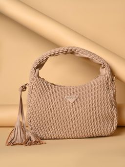 ROCIA - By Regal Khaki Casual Textured Day Handbag