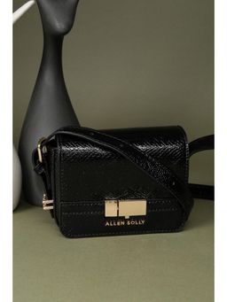 Allen Solly - Women Black Casual Sling Bag With Detachable Strap