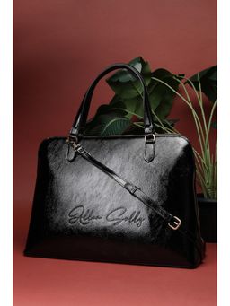 Allen Solly - Women Black Formal Sling Bag With Detachable Strap