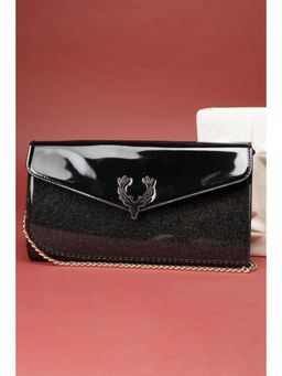 Allen Solly - Women Black Casual Sling Bag With Detachable Strap