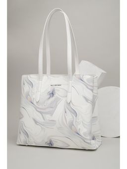 Van Heusen - Women White Printed Casual Handbag