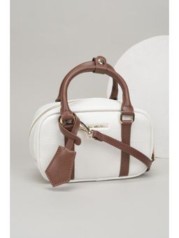 Van Heusen - Women White Textured Casual Handbag