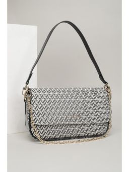 Van Heusen - Women Black Printed Casual Sling Bag