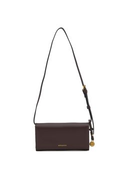 MIRAGGIO - Women Carly Brown Wallet With Detachable Strap (M)