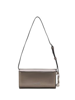MIRAGGIO - Women Carly Grey Wallet With Detachable Strap (M)