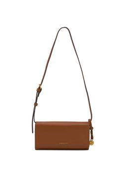 MIRAGGIO - Women Carly Tan Wallet With Detachable Strap (M)