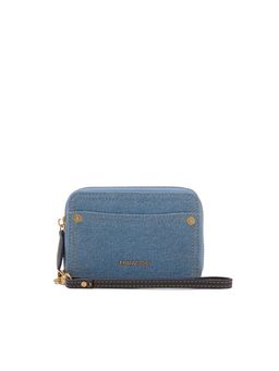 MIRAGGIO - Women Dew Denim Blue Wallet (S)