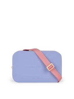 VIAJECITO - Women Classic Grape Soda With Pink Skinny Sling Bag - Blue