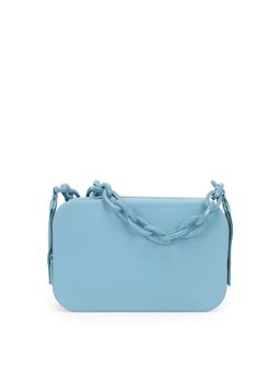 VIAJECITO - Women Classic Short Chain Handbag - Smoke Blue