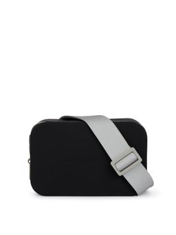 VIAJECITO - Women Black Classic With Slate Grey Solid Sling Bag