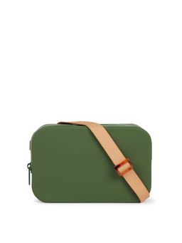 VIAJECITO - Women Green Solid With Tan Skinny Sling Bag