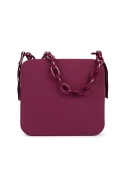VIAJECITO - Women Short Chain Handbag - Berry - Purple (XL)