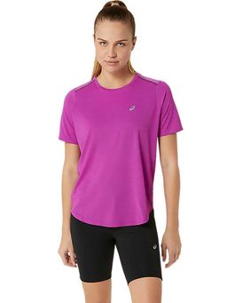 ASICS - Purple Solid Polyester Regular T-Shirt