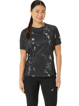 ASICS - Black Printed Polyester Regular T-Shirt