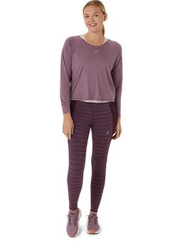 ASICS - Purple Solid Polyester Regular T-Shirt