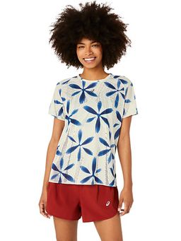 ASICS - Blue Printed Polyester Regular T-Shirt