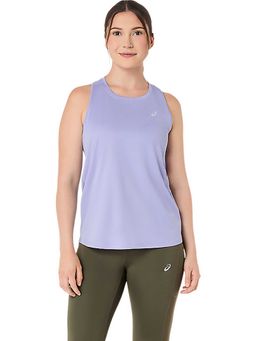 ASICS - Blue Solid Polyester Regular Tank Top