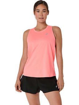 ASICS - Orange Solid Polyester Regular Tank Top