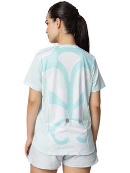 ASICS - Blue Printed Polyester Regular T-Shirt