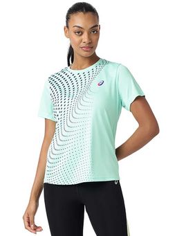 ASICS - Green Solid Polyester Regular T-Shirt
