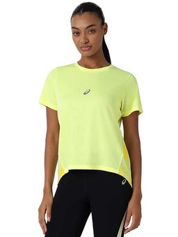ASICS - Yellow Solid Polyester Regular T-Shirt