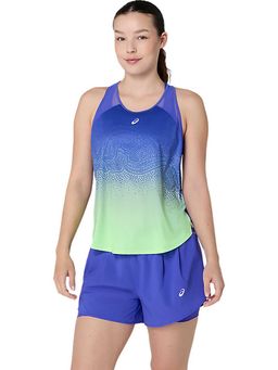 ASICS - Blue Ombre Polyester Regular Tank Top