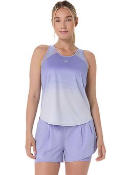 ASICS - Blue Ombre Polyester Regular Tank Top