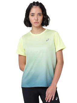 ASICS - Multi-Color Ombre Polyester Regular T-Shirt