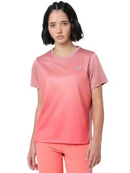 ASICS - Red Ombre Polyester Regular T-Shirt