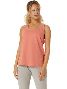 ASICS - Red Solid Cotton Regular Tank Top