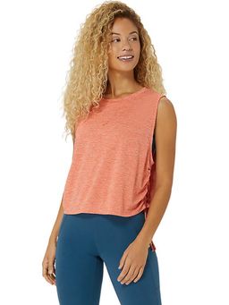 ASICS - Red Solid Polyester Regular Tank Top