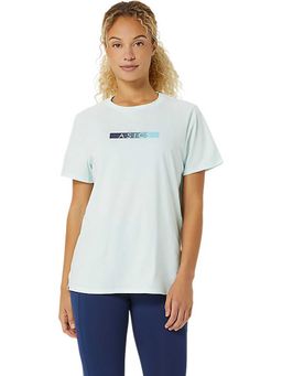 ASICS - Blue Solid Cotton Regular T-Shirt