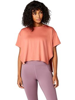 ASICS - Red Solid Polyester Regular Top