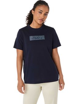 ASICS - Blue Solid Cotton Regular T-Shirt