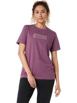 ASICS - Purple Solid Cotton Regular T-Shirt