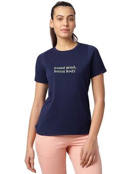 ASICS - Green Solid Cotton Regular T-Shirt