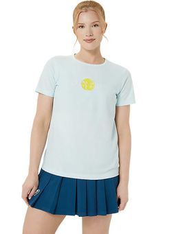 ASICS - Blue Solid Polyester Regular T-Shirt